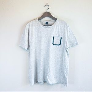 Hugo Boss Men’s Black Label Light Grey Pocket T-Shirt Size XL